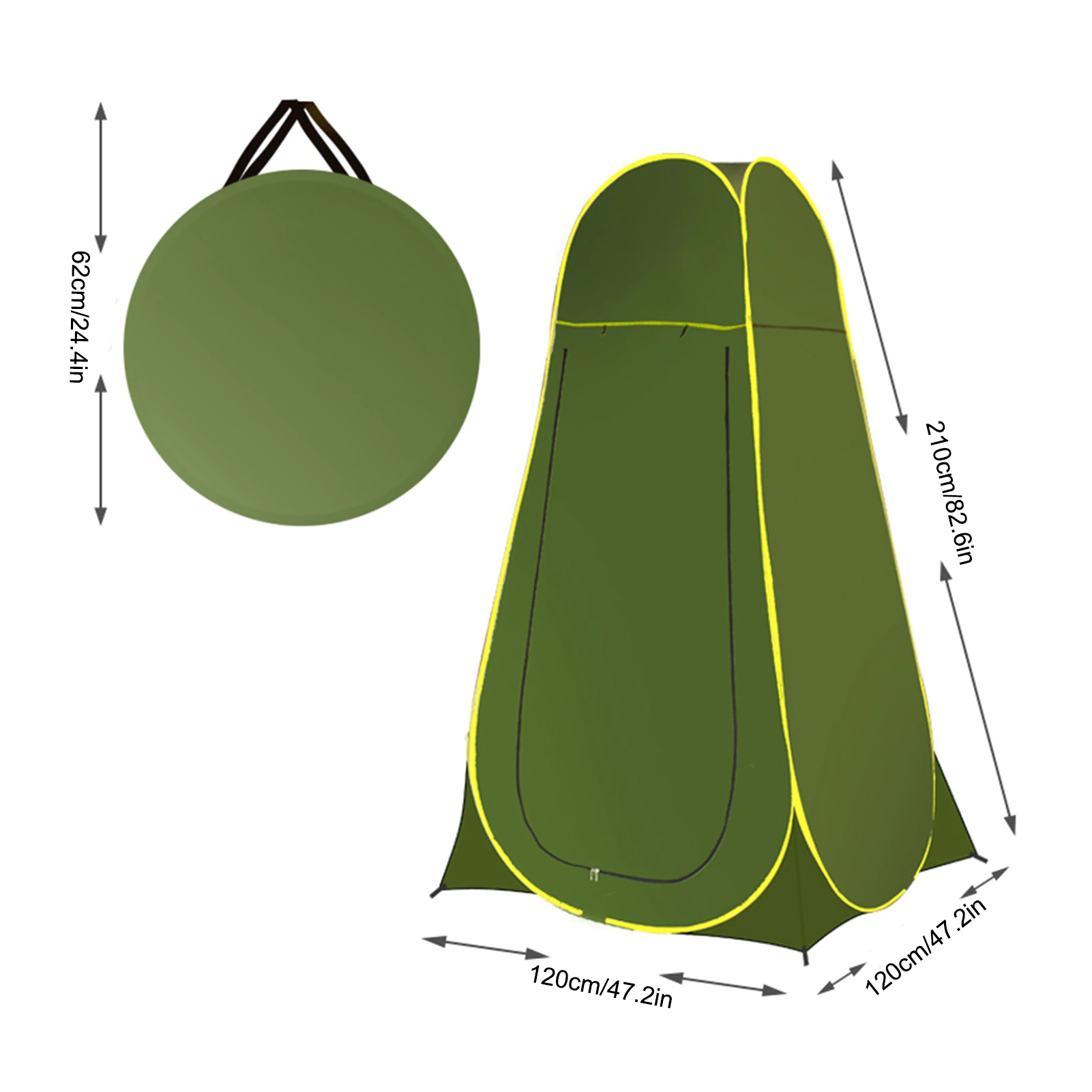Cheap Goat Tents Outdoor Camping Tent Portable Toilet Tent Shower Bath Changing Fitting Room Rain Shelter Single Camping Tent Beach Privacy Tent   